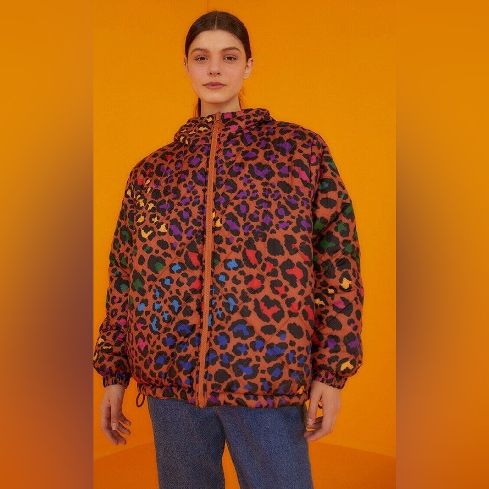 FARM Rio Lisa Reversible Puffer Jacket - Picture 10 of 15